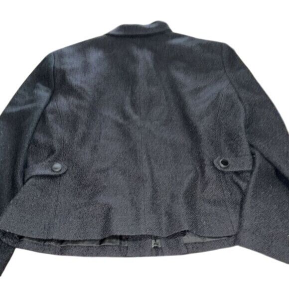 Pendleton Classic Womens Black Wool Blend Jacket Size L - Picture 4 of 6